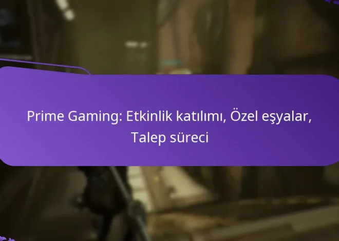 Prime Gaming: Etkinlik katılımı, Özel eşyalar, Talep süreci