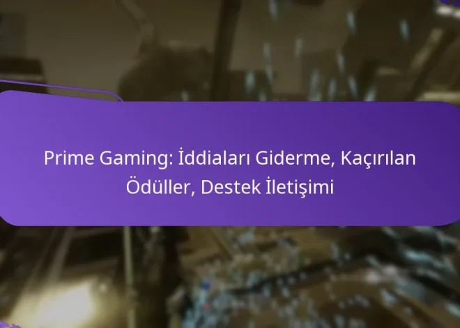 Prime Gaming: İddiaları Giderme, Kaçırılan Ödüller, Destek İletişimi
