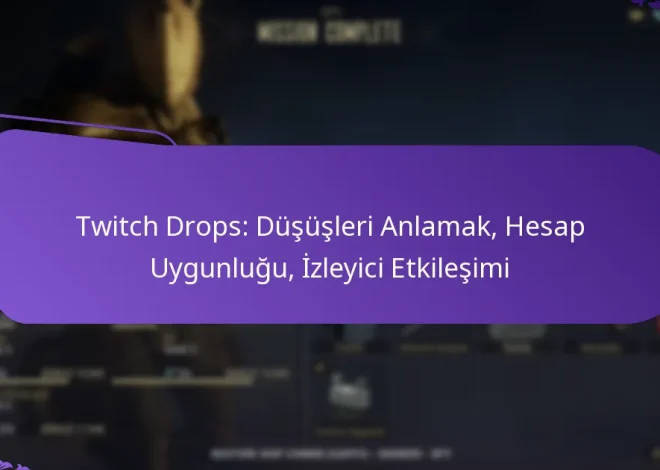 Twitch Drops: Düşüşleri Anlamak, Hesap Uygunluğu, İzleyici Etkileşimi