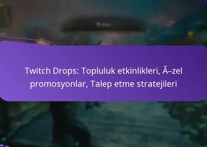 Twitch Drops: Topluluk etkinlikleri, Özel promosyonlar, Talep etme stratejileri