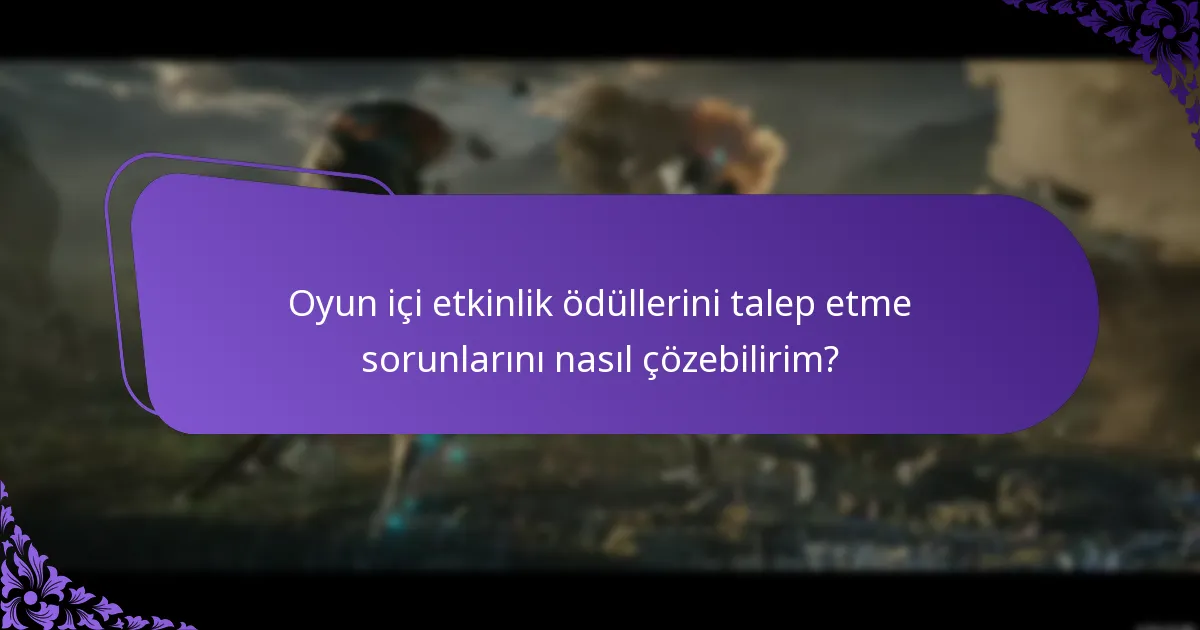 Hangi oyun içi etkinlikler en iyi ödül sistemlerine sahiptir?