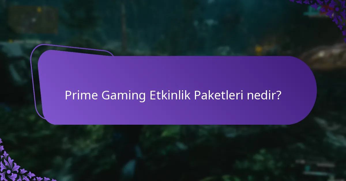 Şu anda Prime Gaming için hangi promosyonlar mevcut?