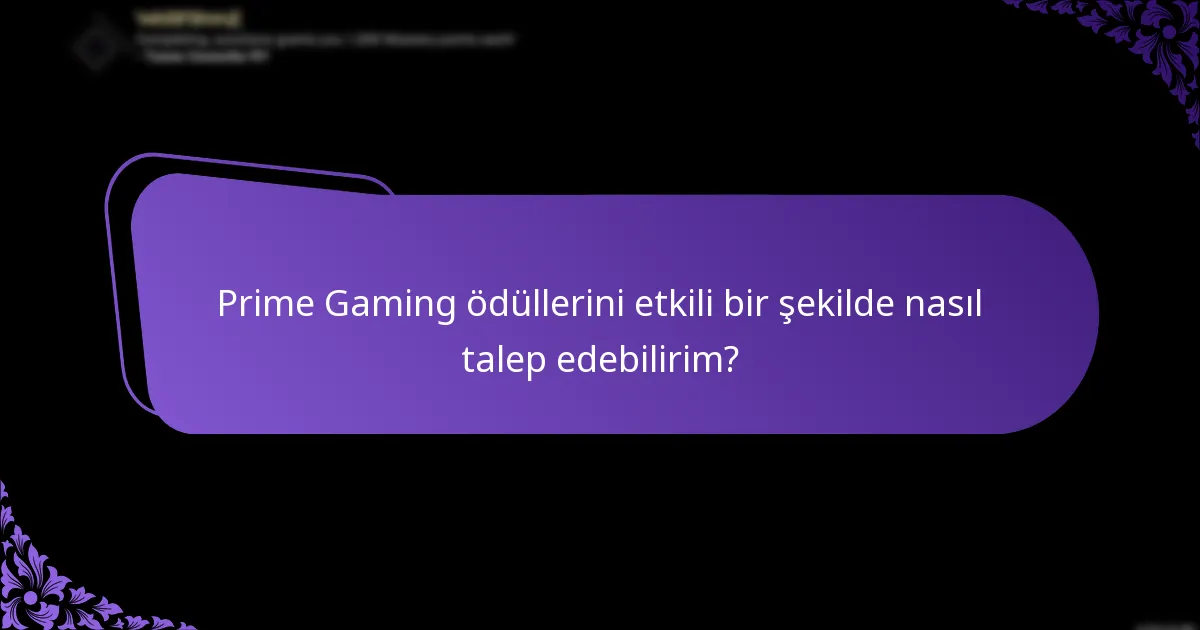 Prime Gaming paketlerinde hangi tür ödüller mevcuttur?
