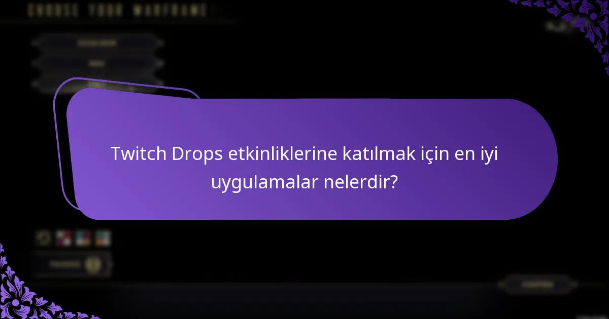 Twitch Drops aracılığıyla Warframe’de hangi tür ödüller kazanabilirim?